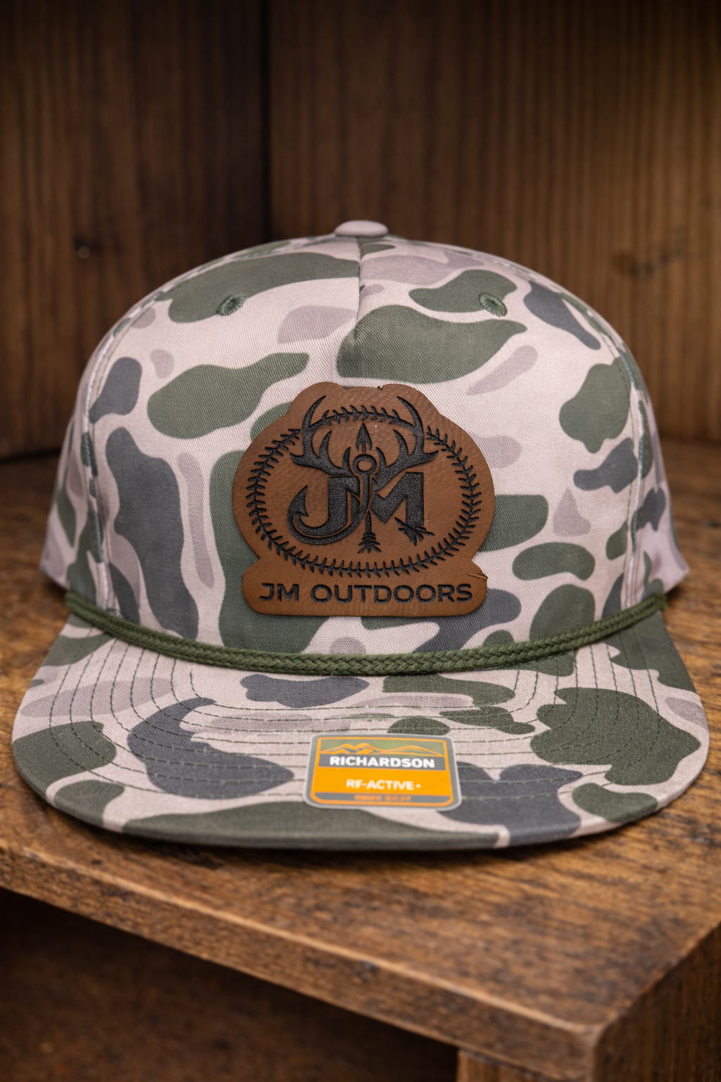 Marsh Camo Hat with Original JM Logo